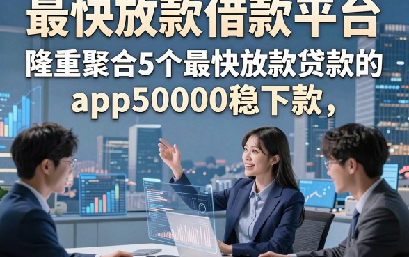 最快放款借款平台，隆重聚合5个最快放款贷款的app50000稳下款