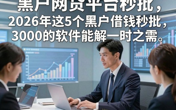 黑户网贷平台秒批，2026年这5个黑户借钱秒批3000的软件能解一时之需