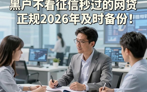 黑户不看征信秒过的网贷正规2026年及时备份！专业细说五个无视征信借款秒过的私人放款平台