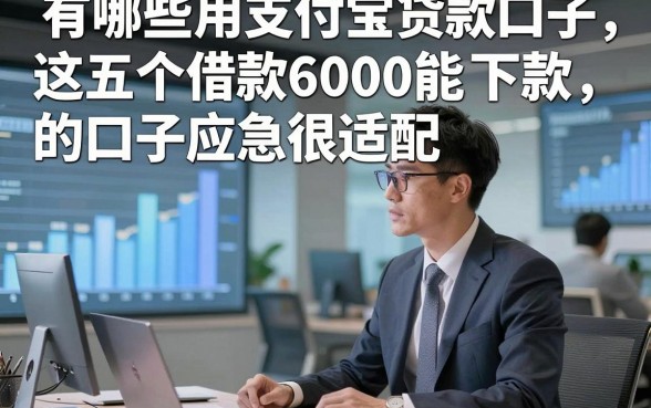 有哪些用支付宝贷款口子，这五个借款6000能下款的口子应急很适配
