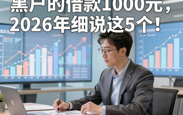 黑户的借款1000元2026年细说​这5个！本篇为您全面精挑！