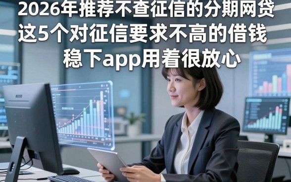 2026年推荐不查征信的分期网贷，这5个对征信要求不高的借钱稳下app用着很放心