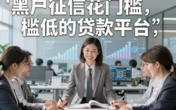 黑户征信花门槛低的贷款平台，今日罗列五个黑户征信花借钱稳下的口子