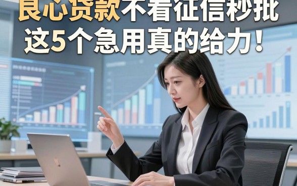 良心贷款不看征信秒批这5个急用真的给力！本篇为您权威解答！