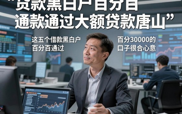 贷款黑白户百分百通过大额贷款唐山，顺道总结这五个借款黑白户百分百通过30000的口子很合心意
