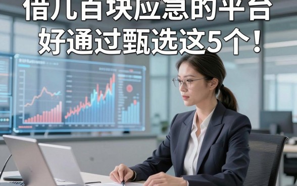 借几百块应急的平台好通过甄选这5个！本篇为您深度解答！