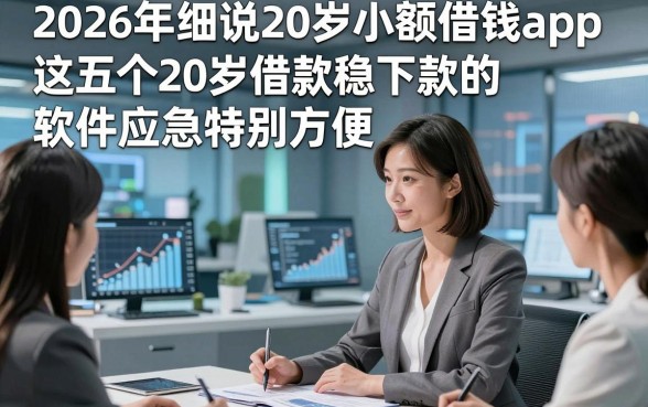 2026年细说20岁小额借钱app，这五个20岁借款稳下款的软件应急特别方便
