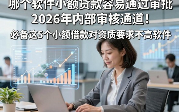哪个软件小额贷款容易通过审批2026年内部审核通道！必备这5个小额借款对资质要求不高软件