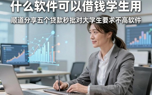 什么软件可以借钱学生用，顺道分享五个贷款秒批对大学生要求不高软件
