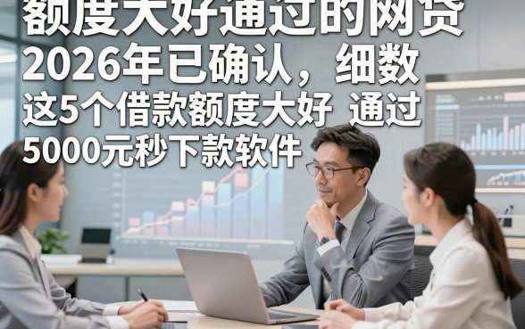 额度大好通过的网贷2026年已确认，细数​这5个借款额度大好通过5000元秒下款软件
