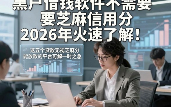 黑户借钱软件不需要芝麻信用分2026年火速了解！这五个贷款无视芝麻分能放款的平台可解一时之急