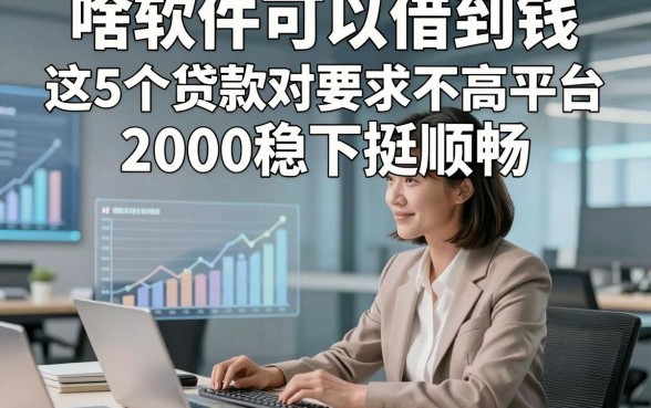 啥软件可以借到钱，这5个贷款对要求不高平台2000稳下挺顺畅
