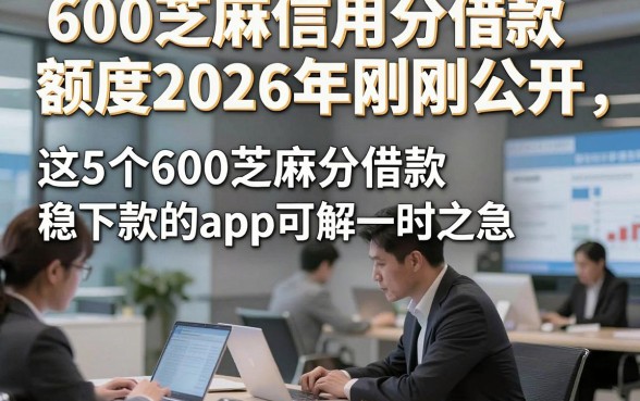 600芝麻信用分借款额度2026年刚刚公开，这5个600芝麻分借款稳下款的app可解一时之急