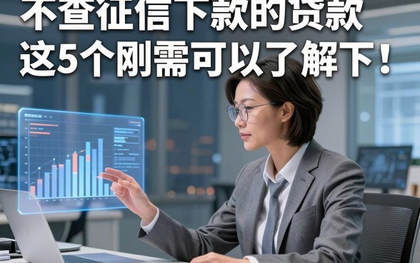 不查征信下款的贷款这5个刚需可以了解下！本篇为您深度评析！