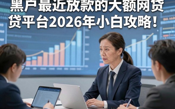黑户最近放款的大额网贷平台2026年小白攻略！本文为您精心讲说！
