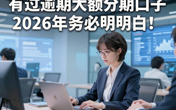 有过逾期大额分期口子2026年务必明白！详解这5个有过逾期大额分期借款直接放款软件