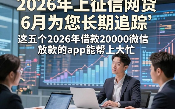 2026年上征信网贷6月为您长期追踪，这五个2026年借款20000微信放款的app能帮上大忙
