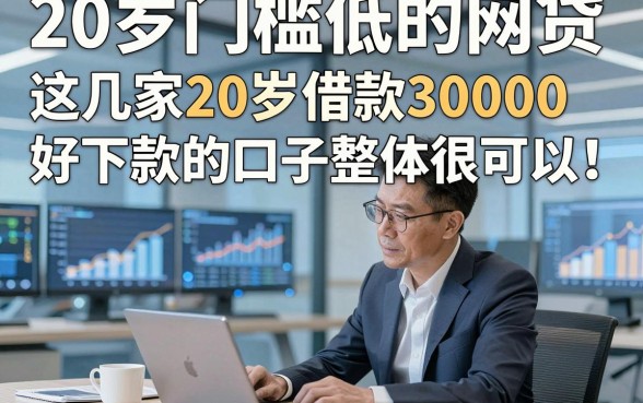 20岁门槛低的网贷，这几家20岁借款30000好下款的口子整体很可以