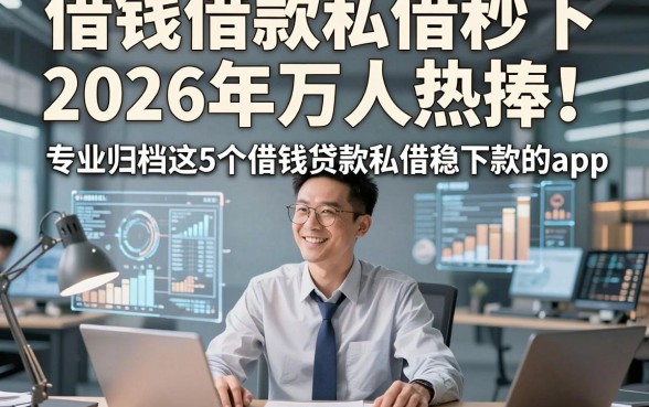 借钱借款私借秒下2026年万人热捧！专业归档这5个借钱贷款私借稳下款的app