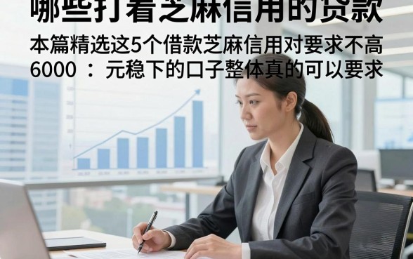 哪些打着芝麻信用的贷款，本篇精选这5个借款芝麻信用对要求不高6000元稳下的口子整体真的可以