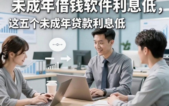 未成年借钱软件利息低，同时展示这五个未成年贷款利息低对资质要求不高软件靠谱又实用