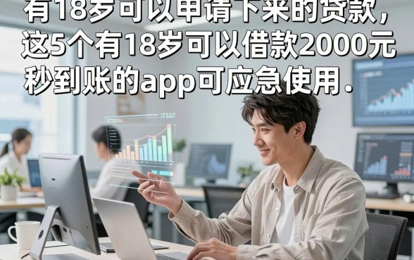 有18岁可以申请下来的贷款，这5个有18岁可以借款2000元秒到账的app可应急使用