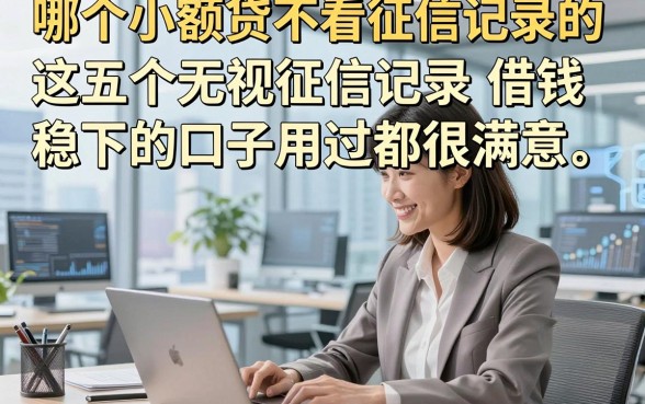 哪个小额贷不看征信记录的，这五个无视征信记录借钱稳下的口子用过都很满意