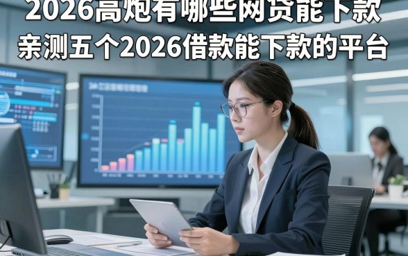 2026高炮有哪些网贷能下款，亲测五个2026借款能下款的平台