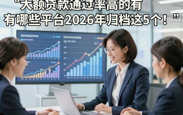 大额贷款通过率高的有哪些平台2026年归档这5个！本文为您隆重汇总！