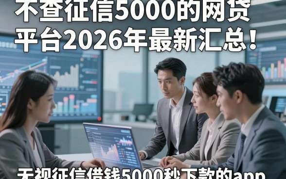 不查征信5000的网贷平台2026年最新汇总！顺便筛选5个无视征信借钱5000秒下款的app
