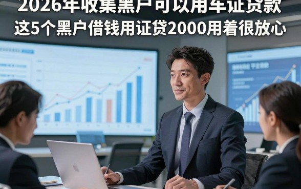 2026年收集黑户可以用车证贷款，这5个黑户借钱用证贷2000的平台用着很放心