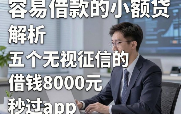 容易借款的小额贷，解析五个无视征信的借钱8000元秒过app