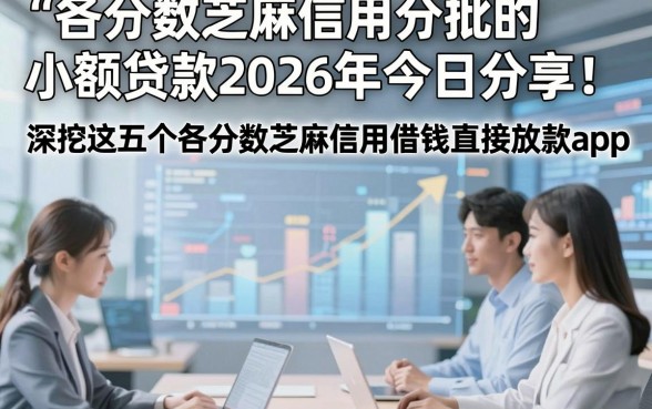 各分数芝麻信用分批的小额贷款2026年今日分享！深挖这五个各分数芝麻信用借钱直接放款app