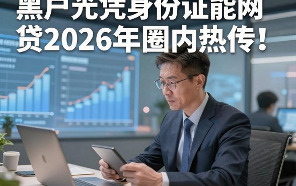 黑户光凭身份证能网贷2026年圈内热传！本文为您深入精挑！