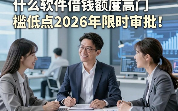 什么软件借钱额度高门槛低点2026年限时审批！本文筛选5个主打低门槛借款的网贷平台
