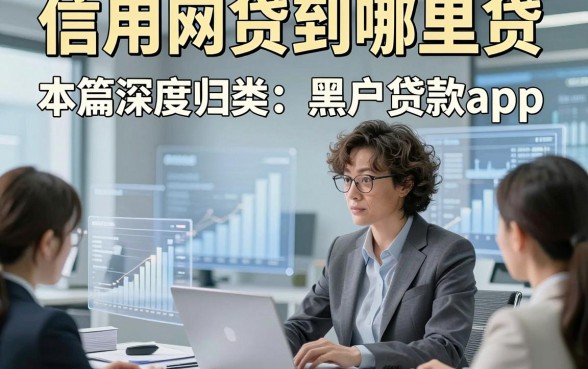 信用网贷到哪里贷，本篇深度归类​这五个黑户贷款app！