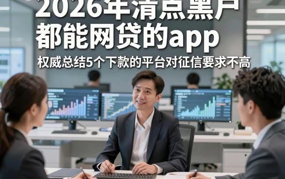 2026年清点黑户都能网贷的app，权威总结5个借款秒下款的平台对征信要求不高