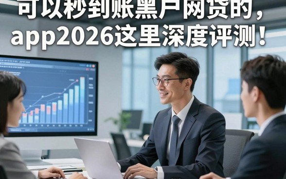 可以秒到账黑户网贷的app2026这里深度评测！本篇总结5家适配应急周转需求的优质平台