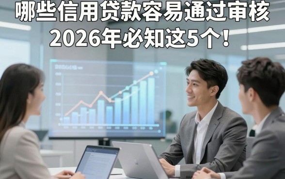 哪些信用贷款容易通过审核2026年必知这5个！本篇为您深度评述！
