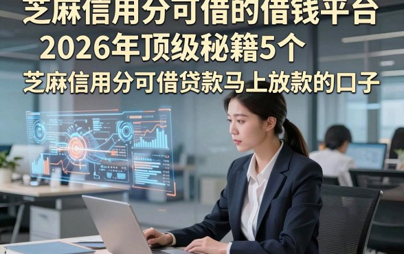 芝麻信用分可借的借钱平台，2026年顶级秘籍5个芝麻信用分可借贷款马上放款的口子