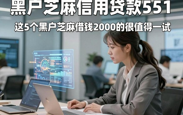 黑户芝麻信用贷款551，评点这5个黑户芝麻借钱2000的app很值得一试