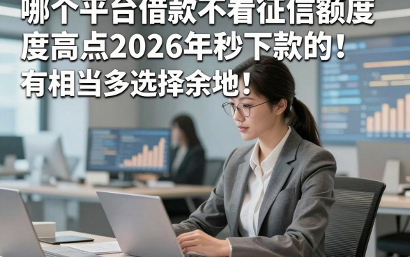 哪个平台借款不看征信额度高点2026年秒下款的有相当多选择余地！，本篇为您全面揭示这5个借款软件！