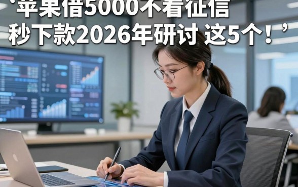 苹果借5000不看征信秒下款2026年研讨​这5个！本篇为您细致力荐！