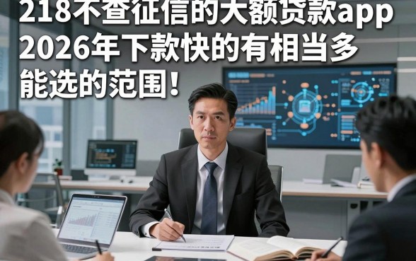218不查征信的大额贷款app2026年下款快的有相当多能选的范围！，今天为您精心归总​这五个黑户借钱app！