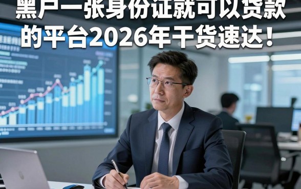 黑户一张身份证就可以贷款的平台2026年干货速达！本文精选这5个黑户一张身份证借钱4000元秒批的口子