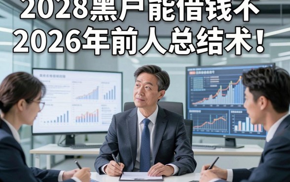 2028黑户能借钱不2026年前人总结术！顺便介绍这五个征信多逾期黑名单网贷口子