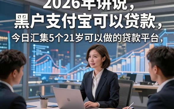 2026年讲说​黑户支付宝可以贷款，今日汇集5个21岁可以做的贷款平台