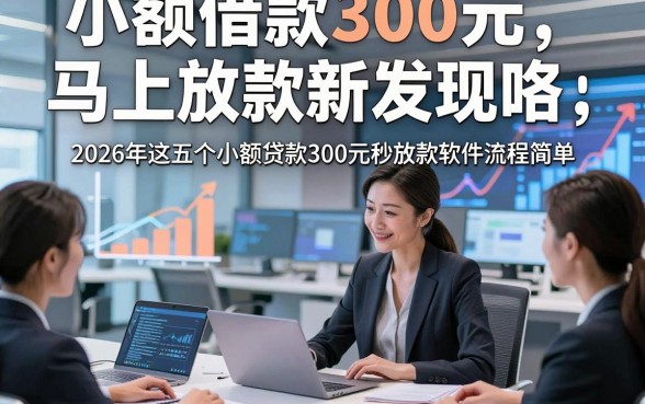 小额借款300元马上放款新发现咯，2026年这五个小额贷款300元秒放款软件流程简单