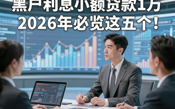 黑户利息小额贷款1万2026年必览这五个！本文为您深度揭秘！