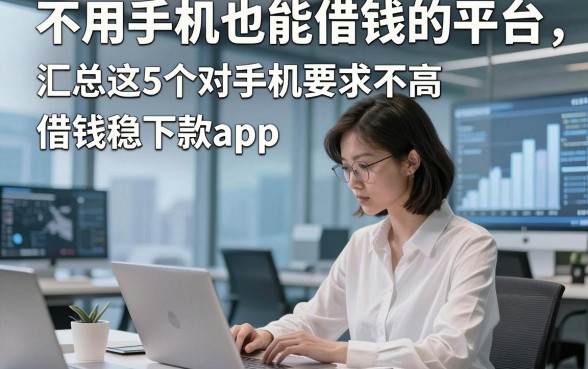 不用手机也能借钱的平台，汇总这5个对手机要求不高借钱稳下款app